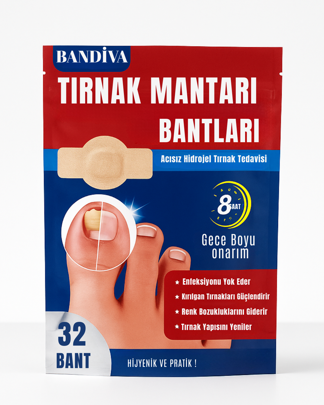 BANDİVA TIRNAK MANTARI BANTLARI